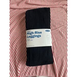 Old Navy Black High-Rise Leggings, size large